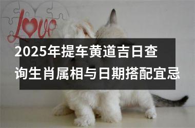 <h3>2025年提车黄道吉日查询生肖属相与日期搭配宜忌