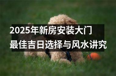 <h3>2025年新房安装大门最佳吉日选择与风水讲究