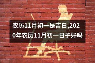 农历11月初一是吉日,2020年农历11月初一日子好吗