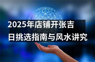 2025年店铺开张吉日挑选指南与风水讲究