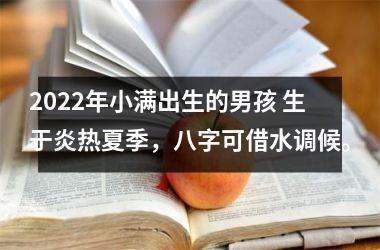 <h3>2025年小满出生的男孩 生于炎热夏季，八字可借水调候。