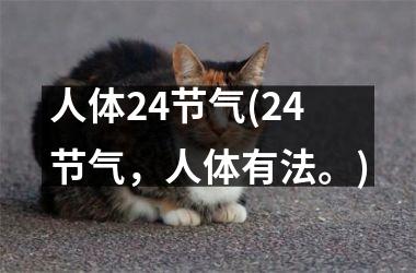 <h3>人体24节气(24节气，人体有法。)