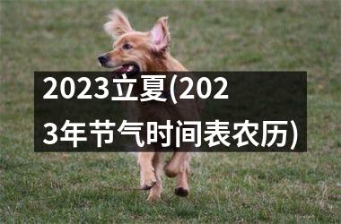 <h3>2025立夏(2025年节气时间表农历)