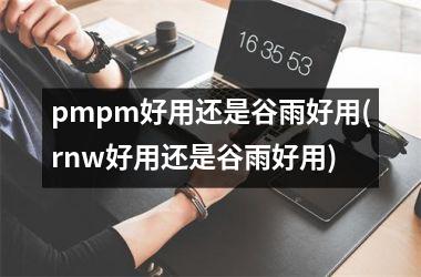 <h3>pmpm好用还是谷雨好用(rnw好用还是谷雨好用)