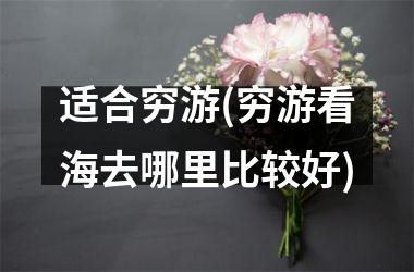 <h3>适合穷游(穷游看海去哪里比较好)