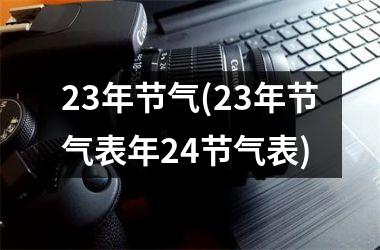 <h3>23年节气(23年节气表年24节气表)