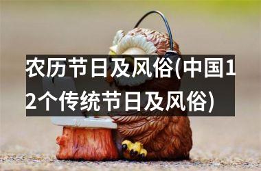 <h3>农历节日及风俗(12个传统节日及风俗)