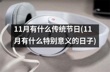 <h3>11月有什么传统节日(11月有什么特别意义的日子)