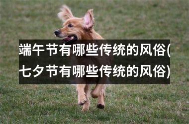 <h3>端午节有哪些传统的风俗(七夕节有哪些传统的风俗)
