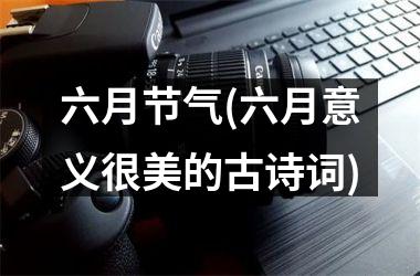 <h3>六月节气(六月意义很美的古诗词)
