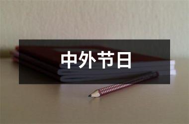 <h3>中外节日
