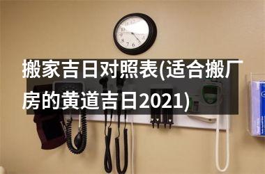 <h3>搬家吉日对照表(适合搬厂房的黄道吉日2025)
