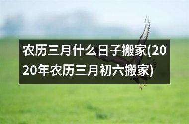 <h3>农历三月什么日子搬家(2025年农历三月初六搬家)