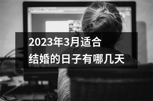 <h3>2025年3月适合结婚的日子有哪几天