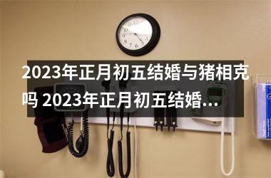 <h3>2025年正月初五结婚与猪相克吗 2025年正月初五结婚和什么属相相冲