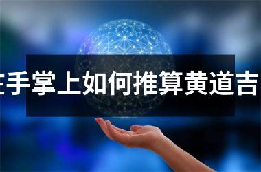 <h3>在手掌上如何推算黄道吉日