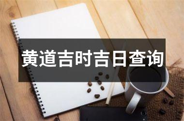 <h3>黄道吉时吉日查询