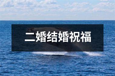 <h3>二婚结婚祝福