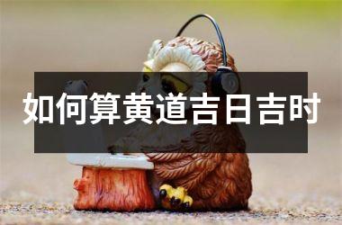 如何算黄道吉日吉时