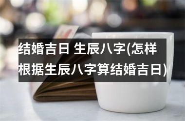 <h3>结婚吉日 生辰八字(怎样根据生辰八字算结婚吉日)