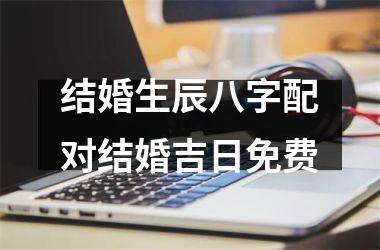 <h3>结婚生辰八字配对结婚吉日免费