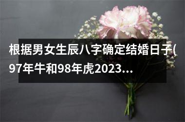 根据男女生辰八字确定结婚日子(97年牛和98年虎2025结婚吉日)