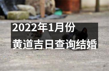 <h3>2022年1月份黄道吉日查询结婚