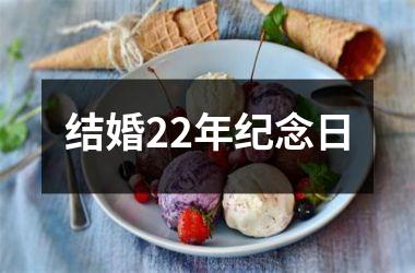 <h3>结婚22年纪念日