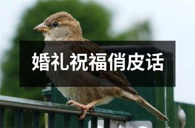 婚礼祝福俏皮话