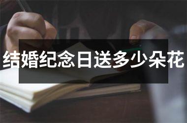 <h3>结婚纪念日送多少朵花