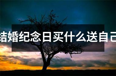 <h3>结婚纪念日买什么送自己