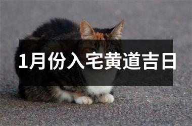 <h3>1月份入宅黄道吉日