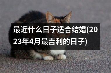 <h3>最近什么日子适合结婚(2025年4月最吉利的日子)