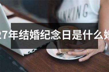 <h3>27年结婚纪念日是什么婚