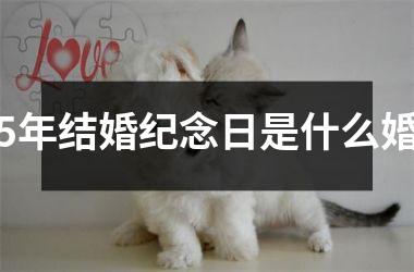 <h3>5年结婚纪念日是什么婚
