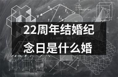 <h3>22周年结婚纪念日是什么婚