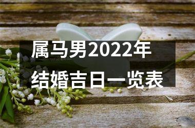 <h3>属马男2025年结婚吉日一览表