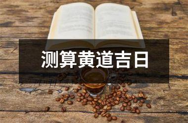<h3>测算黄道吉日