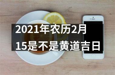 <h3>2025年农历2月15是不是黄道吉日