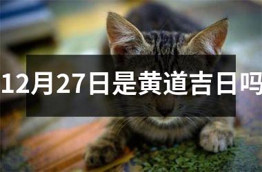 <h3>12月27日是黄道吉日吗