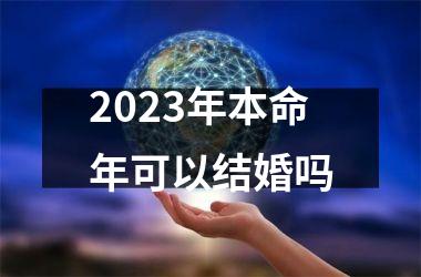 <h3>2025年本命年可以结婚吗