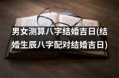 <h3>男女测算八字结婚吉日(结婚生辰八字配对结婚吉日)