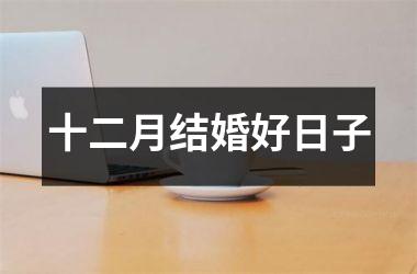 <h3>十二月结婚好日子
