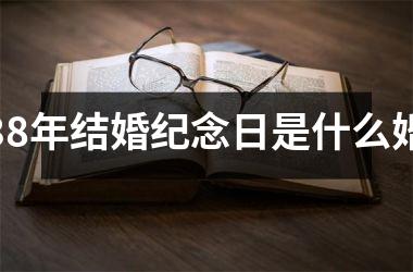<h3>38年结婚纪念日是什么婚