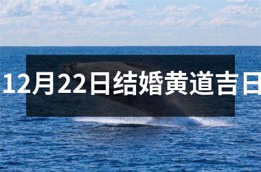 <h3>12月22日结婚黄道吉日
