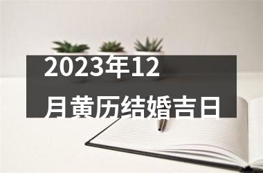 <h3>2025年12月黄历结婚吉日