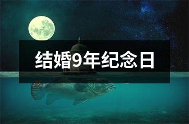 <h3>结婚9年纪念日
