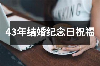 <h3>43年结婚纪念日祝福