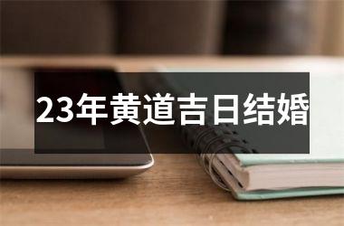 <h3>23年黄道吉日结婚