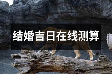 <h3>结婚吉日在线测算